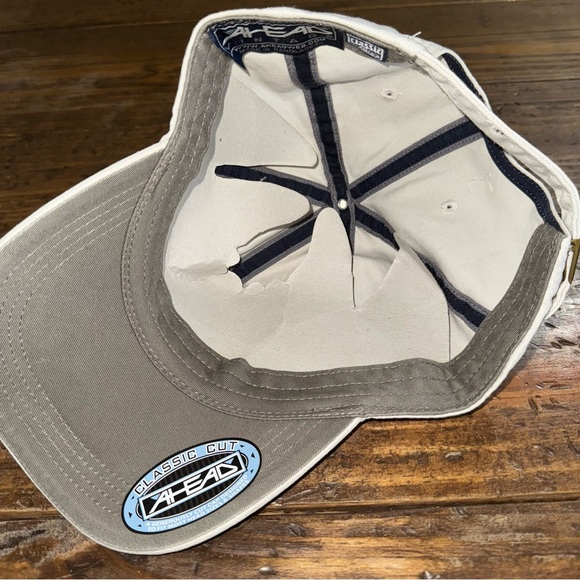 Ole Miss University of Mississippi Golf Course Thyssen Krupp Tan Hat Cap NWT - Picture 5 of 5